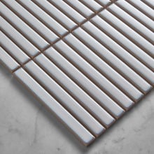 Reid Gloss White Kit Kat Ceramic Mosaic Tile